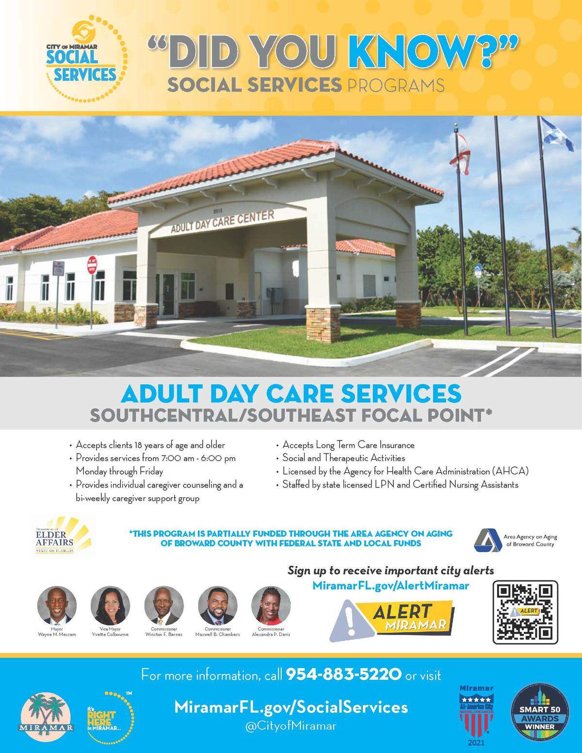 The city wants to improve services for those elderly at the Focal Point Senior Center. 