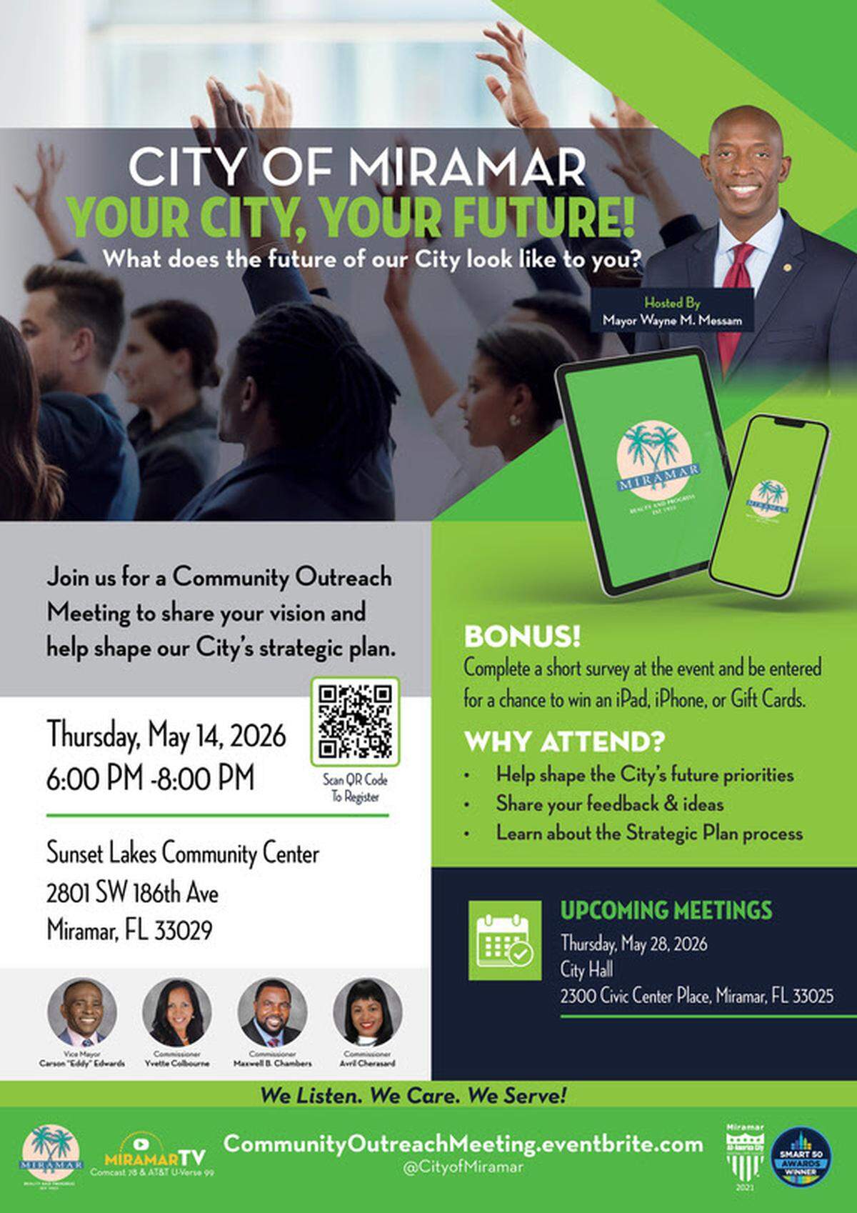 Miramar is asking residents for their input on the city’s future.
