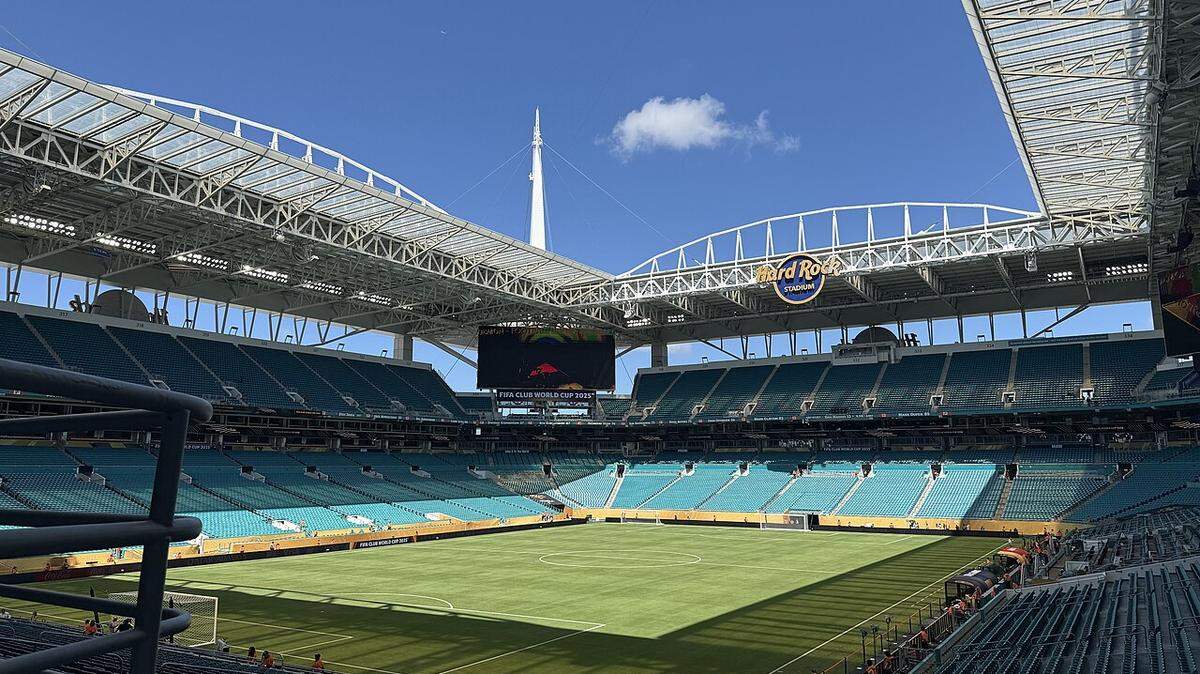 Hard Rock Stadium will host seven World Cup matches this summer.