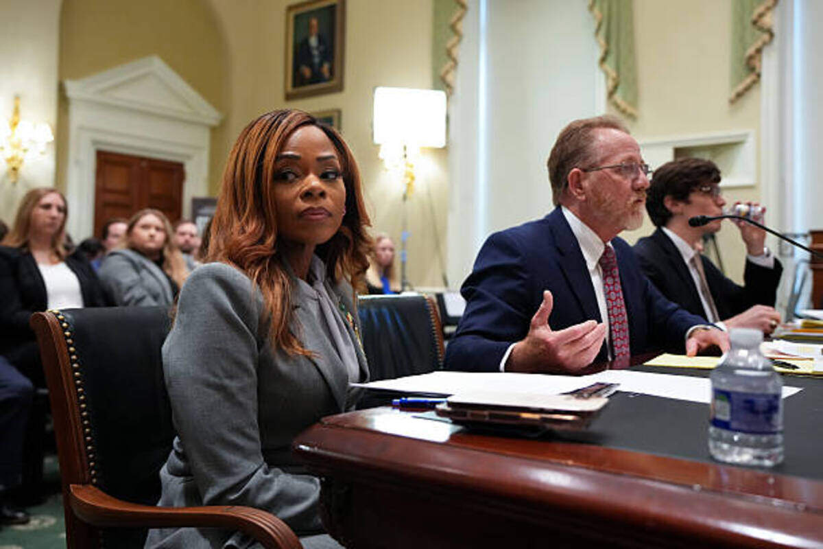 U.S. Rep. Sheila Cherfilus-McCormick, a Miramar resident, appears for a hearing of the House Ethics Committee on Capitol Hill on March 26 in Washington, D.C.