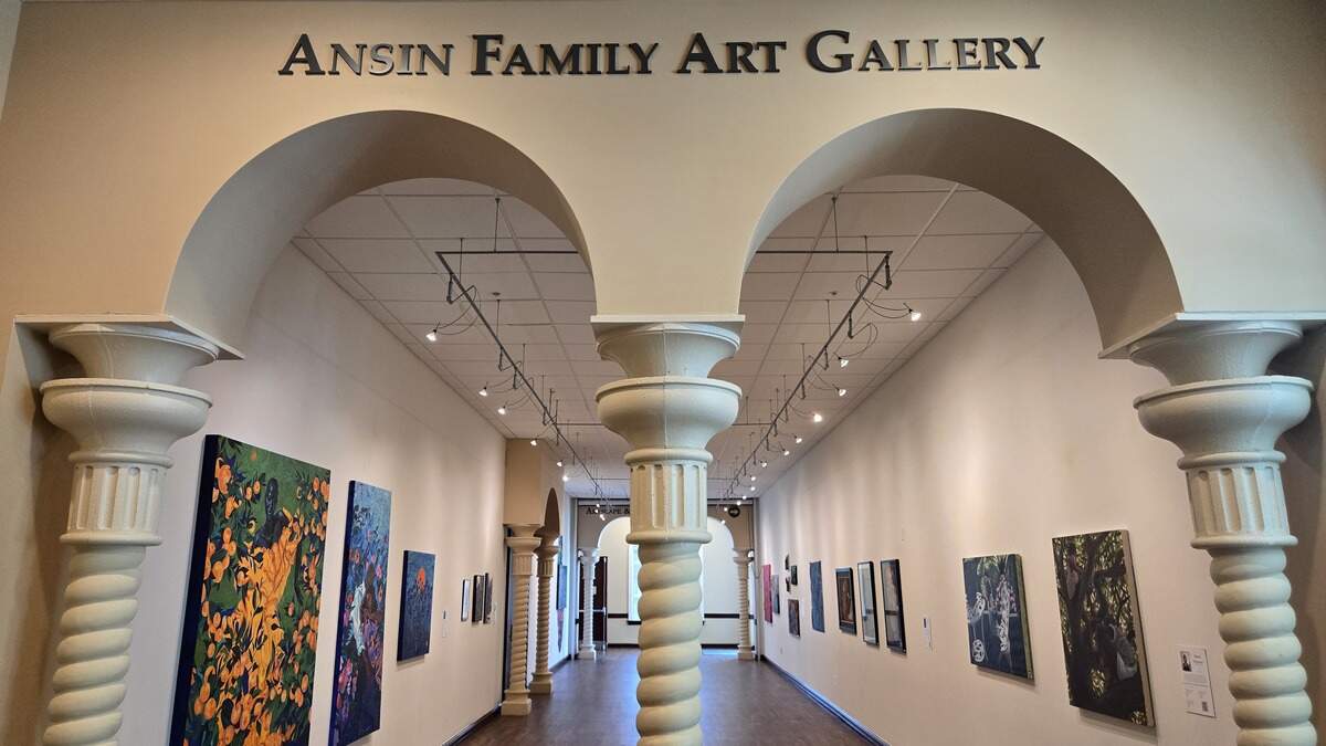 The Ansin Family Art Gallery is located in the Miramar Cultural Center and features about seven exhibits a year.