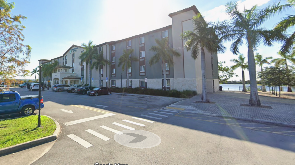 WoodSpring Suites is an extended-stay hotel with kitchens and laundry on site.