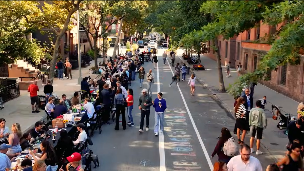 The Longest Table meals were made popular by NYCNext, a nonprofit organization.
