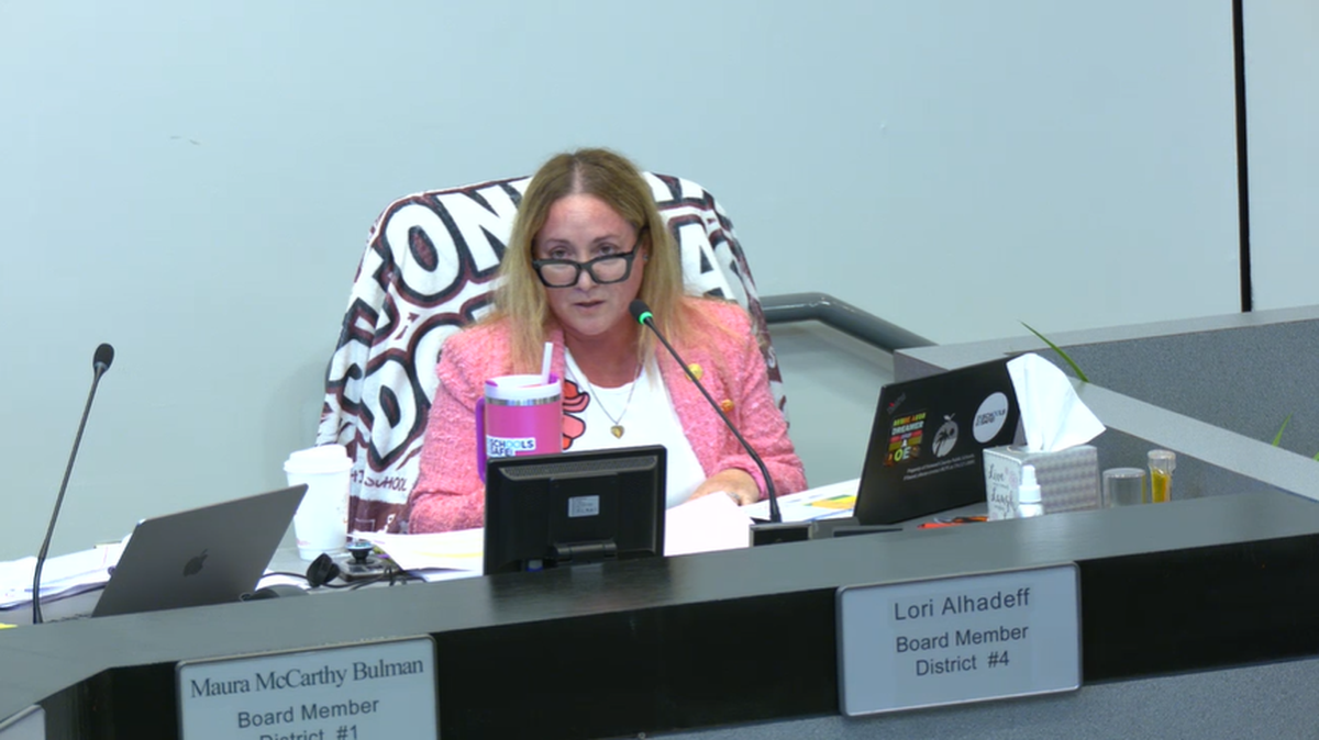 Broward School Board member Lori Alhadeff announced she will not be running for reelection.
