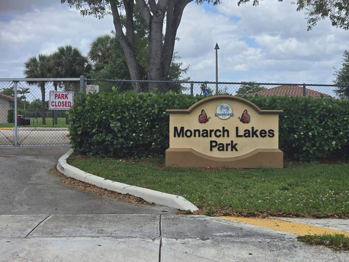 A decline in tax revenue for Miramar could impact the upkeep of city parks, including Monarch Lakes Park.