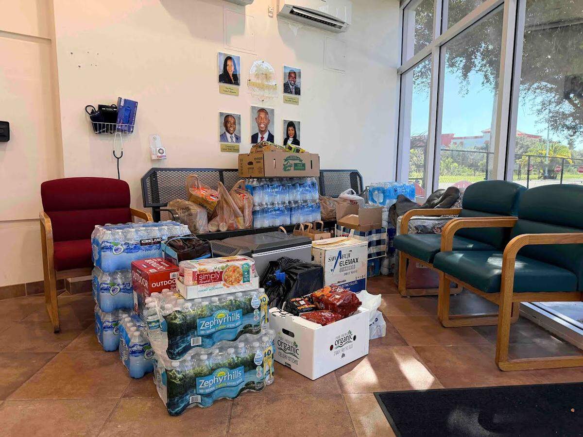 Donations are being collected at several fire departments in Miramar, including bottled water and first-aid kits.