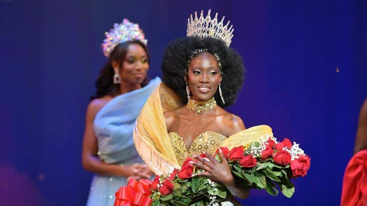 Dawoonah Pierre, from Artibonite Parish, won the Miss Choucoune 2025 title and $5,000 on Sept. 28 at the Miramar Cultural Center.