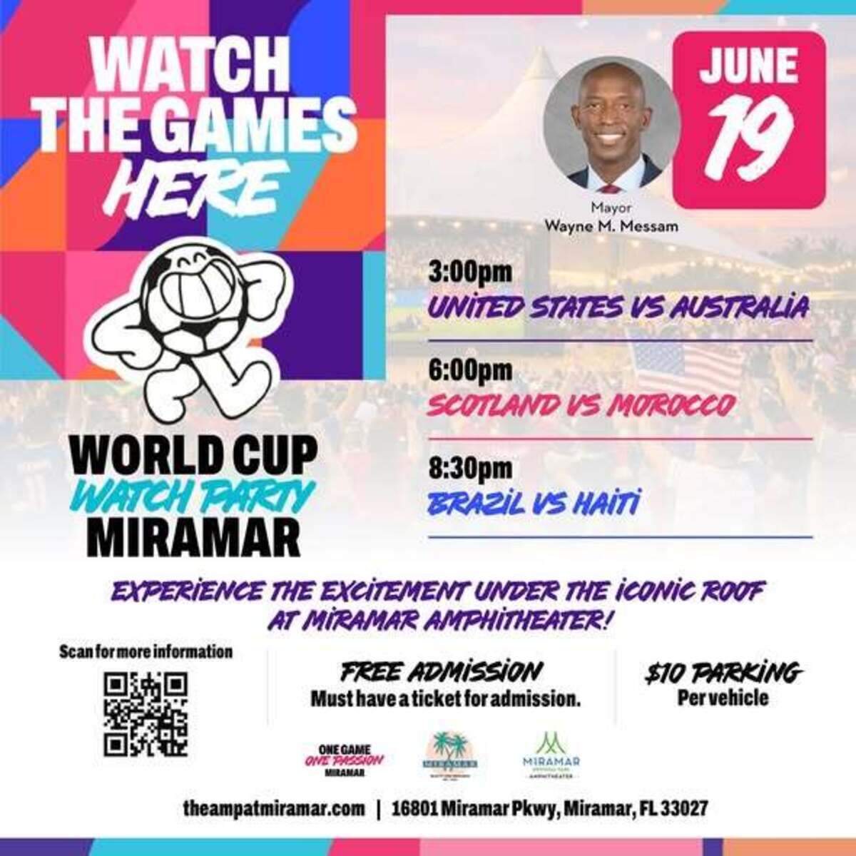 Miramar is hosting five days of FIFA World Cup watch parties