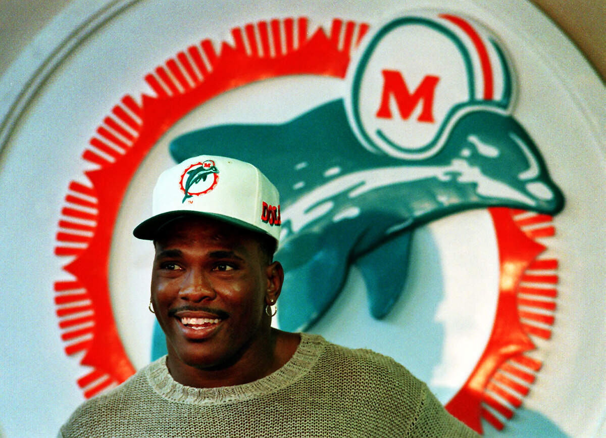 File photo, 1995: Louis Oliver, a former Miami Dolphin defensive back.