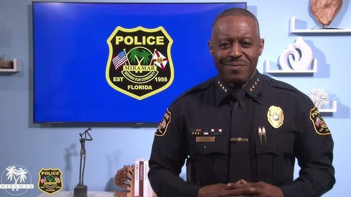 Miramar Police Chief Delrish Moss worked with Big Brothers Big Sisters of Broward County to connect youth with law enforcement.