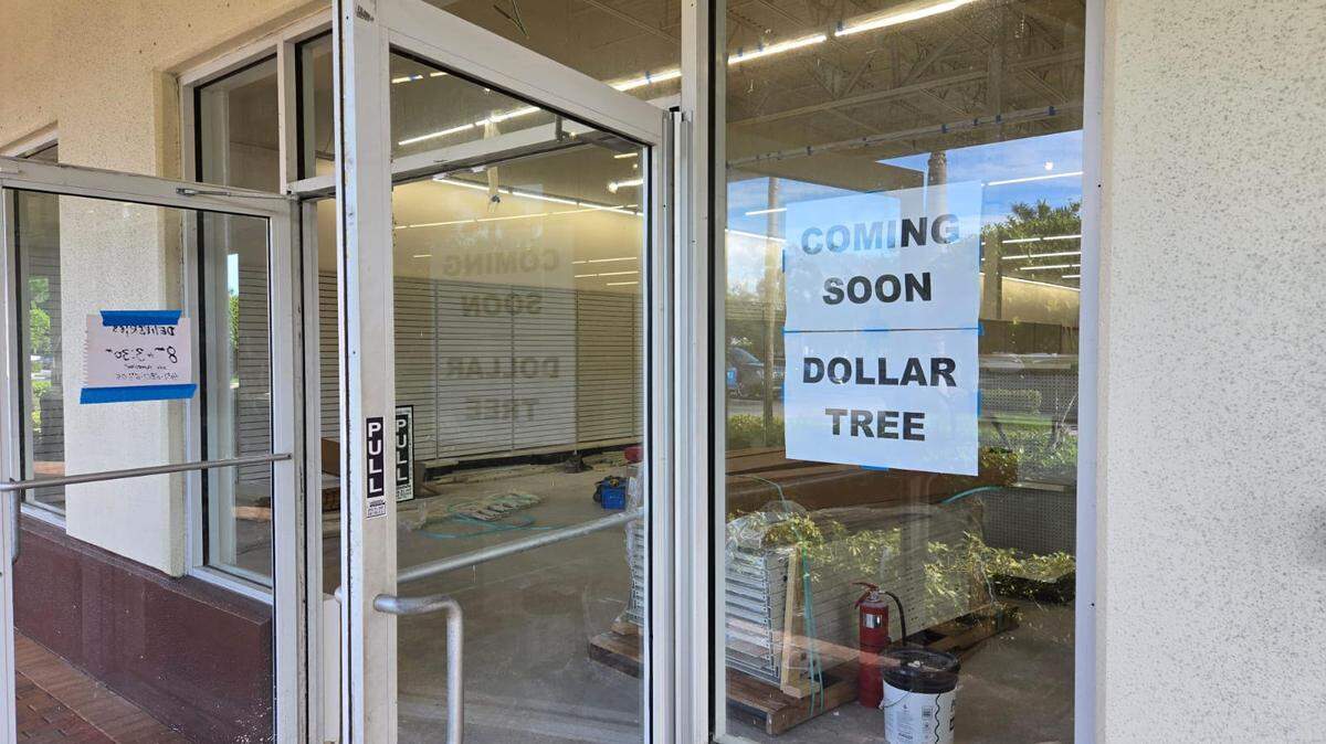 Construction continues at the soon-to-open Dollar Tree located at 3161 SW 160th Avenue in Miramar.
