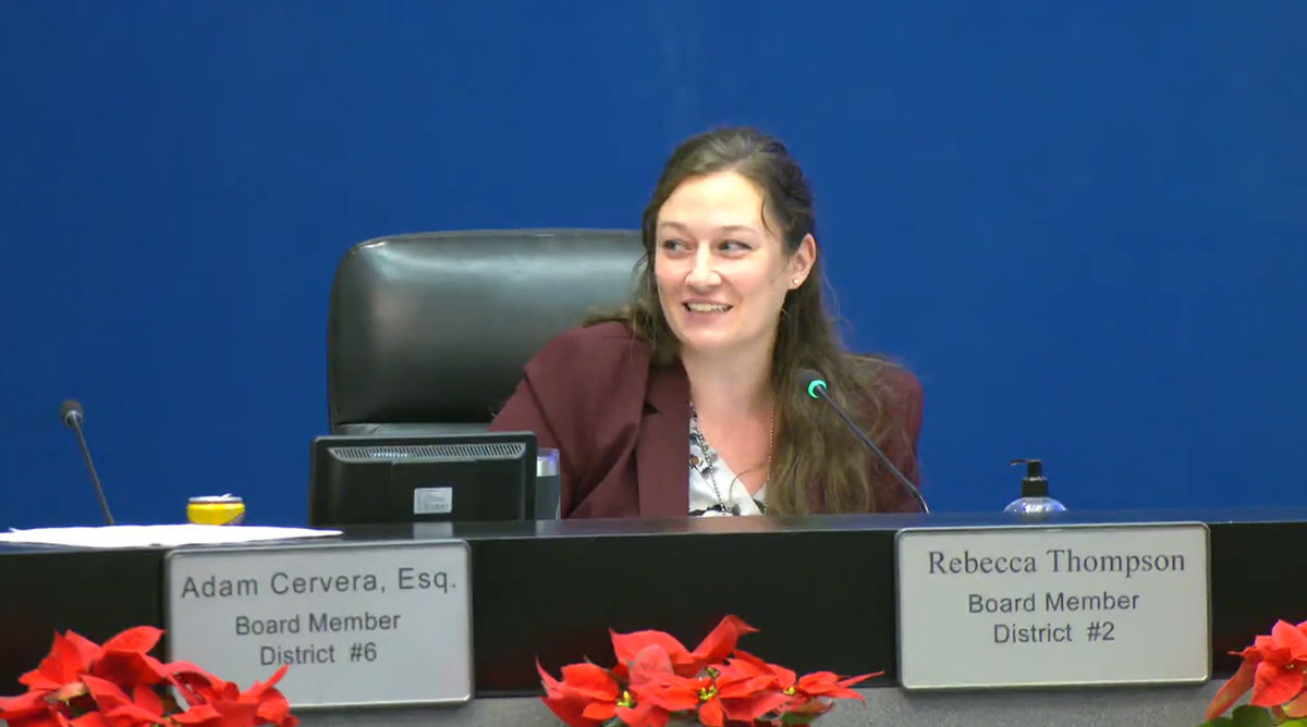 District 2 School Board Member Rebecca Thompson took up a proposal from Glades Middle School parents and staff to keep the school open.