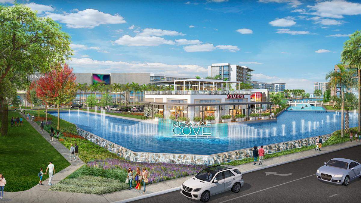Miramar Cove is expected to bring new homes and apartments, along with restaurants, bars, shops and a hotel.