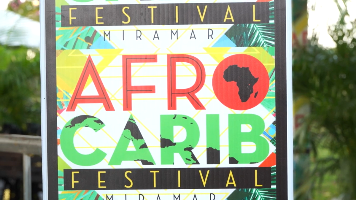 The annual Afro-Carib Festival celebrates afro-Caribbean culture through music at the Miramar Regional Park Amphitheater.
