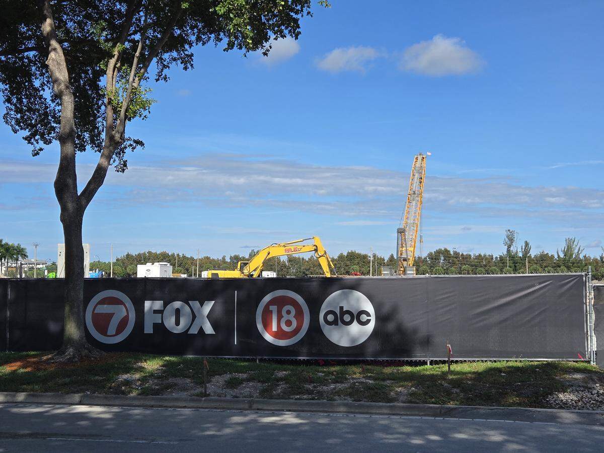 Sunbeam Television Corporation began building a new WSVN headquarters at the corner of Miramar Parkway and Red Road.