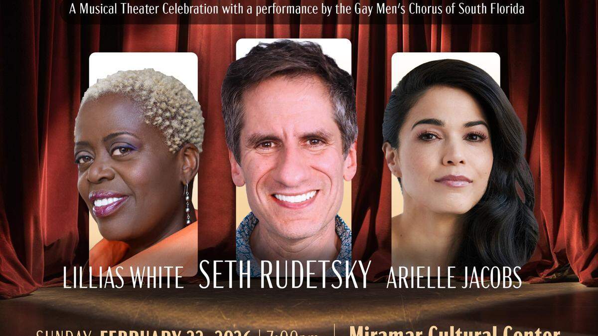 Broadway stars Seth Rudetsky, Lillias White and Arielle Jacobs are set to perform in Davie on Feb. 22.
