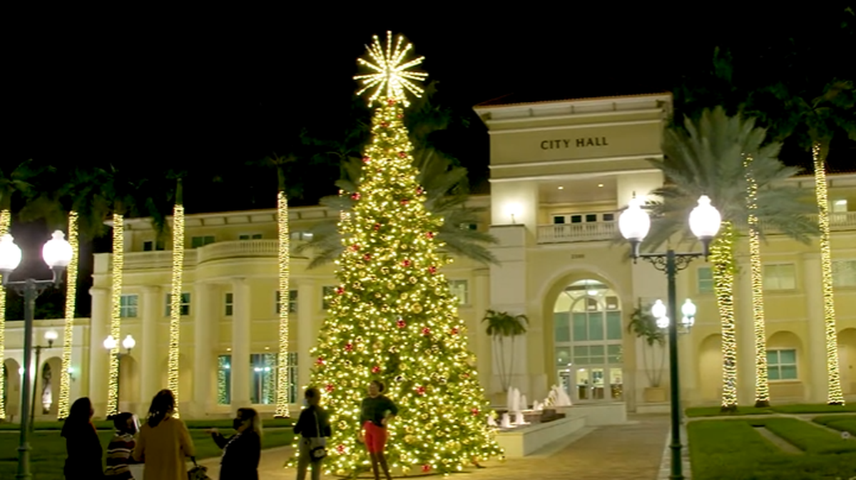 The City of Miramar’s tree lighting happens almost every year to celebrate the holidays.