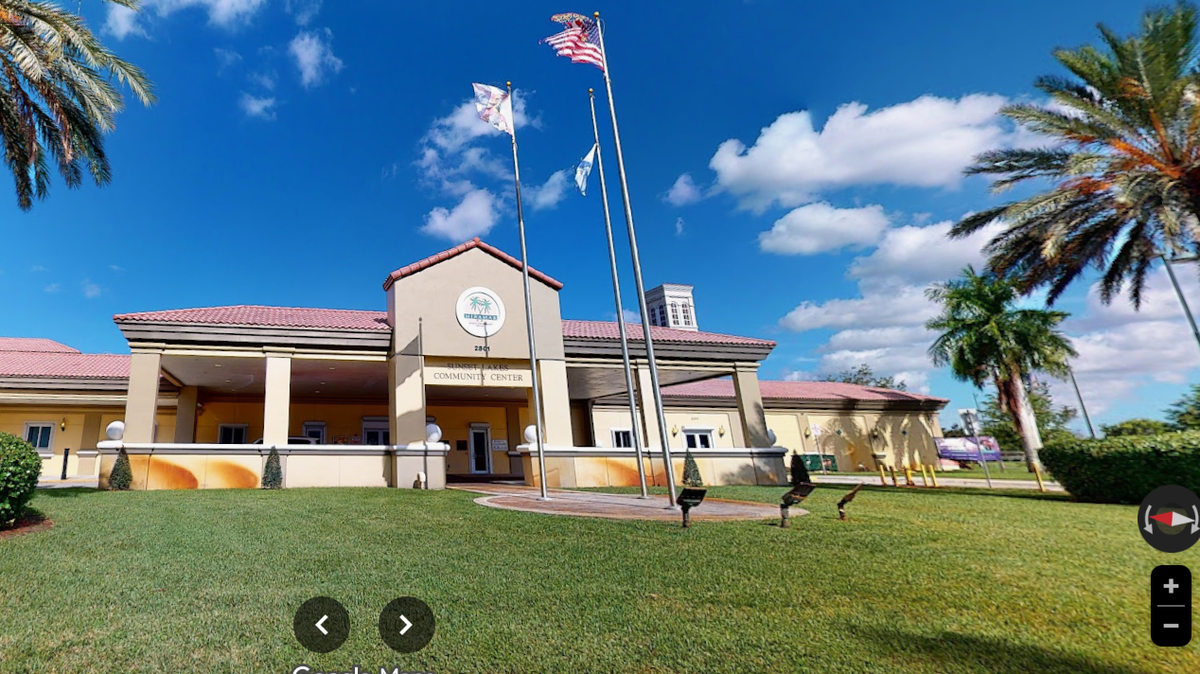 The Sunset Lakes Community Center is home to many senior activities.