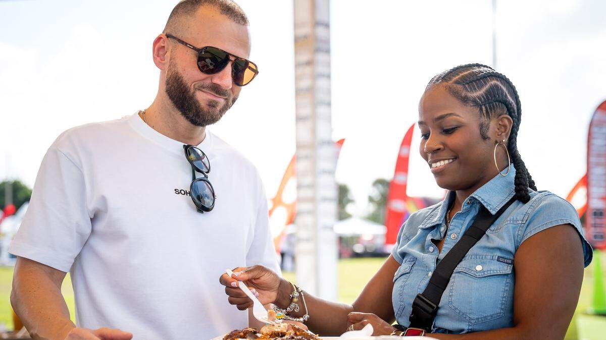 The annual Grace Jamaican Jerk Festival in Miramar features many food and drink vendors as well as cooking demonstrations.