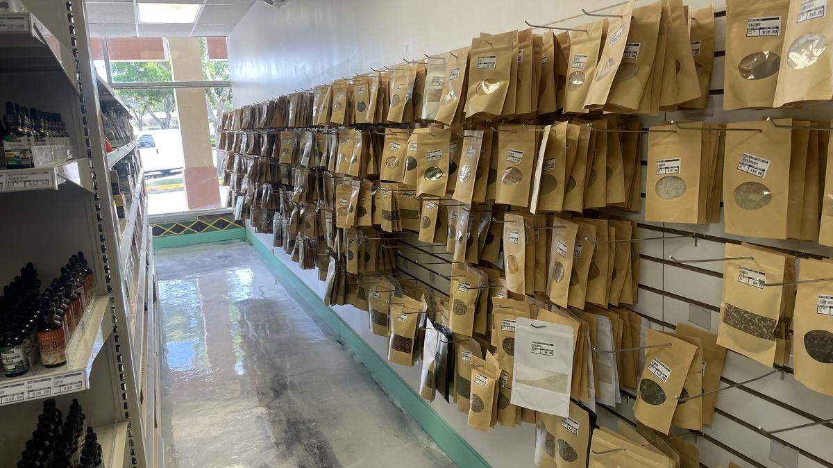 Caribbean Island Herbal offers a large range of dried herbs, tinctures and other forms of herbal remedies.